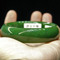 AAA POLAR JADE GRADE JADE BANGLE 63mm  #146