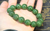 14mm Jade Beaded Bracelet #1884