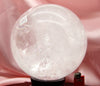 NATURAL WHITE CRYSTAL (ROCK CRYSTAL) BALL 18.8CM #1966