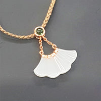 FAN-SHAPE JADE PENDANT #1508