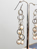 AKOYA LONG CHAIN PEARL EARRINGS #1617