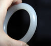 White Jade Bangle 57mm #225