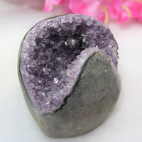 AMETHYST SEMI-GEODE POLISHED EDGE 2.6LB #267