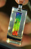 Rectangle Frame Ammolite Pendant #336