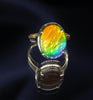 18K Ammolite Ring #367