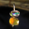 Top Grade 18K Gold Ammolite Ring #381