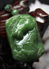 HAND-CARVED JADE HORSE PENDANT #501