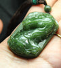 HAND-CARVED JADE HORSE PENDANT #501