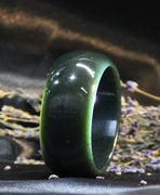 WIDE BAND JADE BANGLE 56MM #595