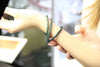 TRIPLE DING-DANG JADE BANGLE #1573