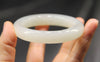 White Jade Bangle 58.3mm #683