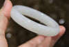 WHITE JADE BANGLE 56.6MM #686