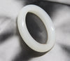 WHITE JADE BANGLE 56.6MM #686