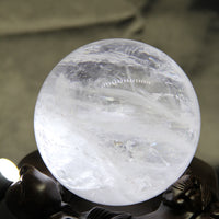 Natural White Crystal (Rock Crystal) Ball  10.5CM  1.65KG #706