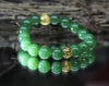 24K 10mm Polar Jade Bracelet #1879