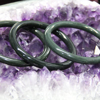 TRIPLE HETIAN JADE BANGLES 8MM #1576