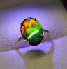 18k Ammolite Ring #903