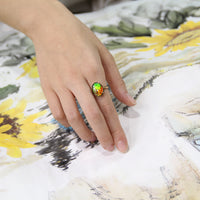 18k Ammolite Ring #903