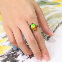 18k Ammolite Ring #903