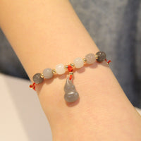 Smoky Purple Jade Bracelet #966