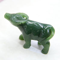 HAND CARVED JADE ANIMAL - BUFFALO #2308