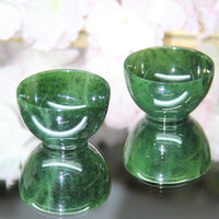 High Polished Jade Tea Cups/Wine Cups - 2 Pieces