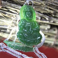 Canadian Jade Guanyin Necklace #1151