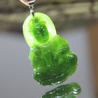 Canadian Jade Guanyin Necklace #1151