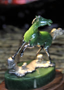 Polar Jade Hand-Carved Jade Horse