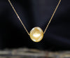 SALT SEA GOLD PEARL NECKLACE #1540