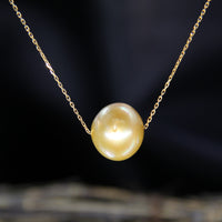 SALT SEA GOLD PEARL NECKLACE #1540