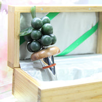 Wine Stopper -  Jade Grapes