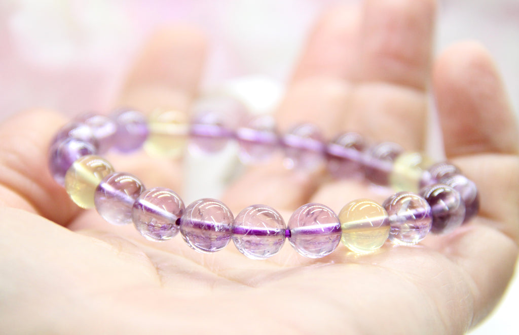 Amethyst and Citrine Bracelet #3017