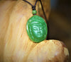 Hand-Carved Guanyin Polar Jade Necklace #1762