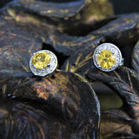 Citrine Earrings - November #2429