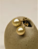 SOUTH SEA GOLD PEARL EARRINGS & PENDANT #1620