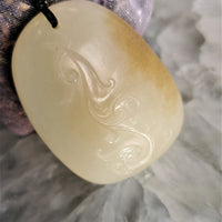 DRAGON PHOENIX JADE PENDANT #1749