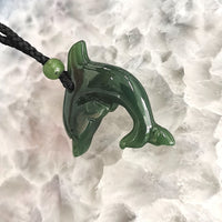 DOLPHIN JADE PENDANT  #1132