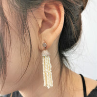 RICE PEARL EARRINGS #1607