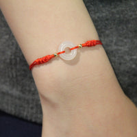 14K Eternal Harmony Red Cord Bracelet #1885