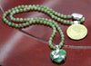 HEART JADE BEADED NECKLACE #1812