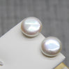 14K FRESHWATER PEARL EAR STUDS #1007