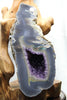 TOP QUALITY BLUE AGATE AMETHYST GEODE #1868