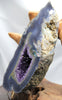 TOP QUALITY BLUE AGATE AMETHYST GEODE #1868