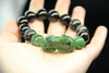 Jade Pixiu and Obsidian Beaded Bracelet