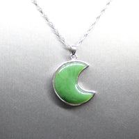 Canadian Jade Moon Pendant #1098