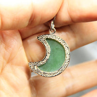 Canadian Jade Moon Pendant #1098