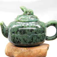 Canadian Jade Frog Teapot #2117