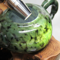 Canadian Jade Frog Teapot #2117