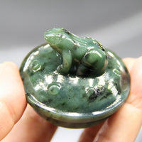 Canadian Jade Frog Teapot #2117